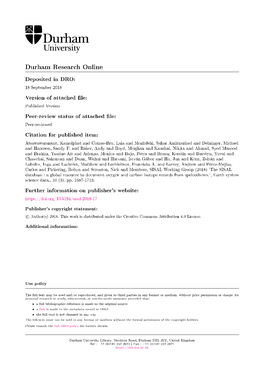 A Global Resource to Document Oxygen and Carbon Isotope Records from Speleothems.', Earth System Science Data., 10 (3)