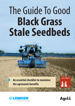 The Guide to Good Black Grass Stale Seedbeds