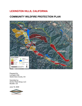 Lexington Hills, California Community Wildfire