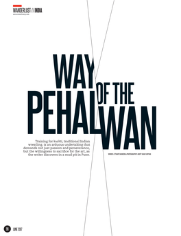 Way of the Pehalwan
