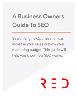 Business Owners Guide to SEO