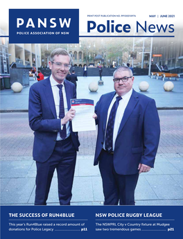 PANSW Police News May-June 21.Pdf
