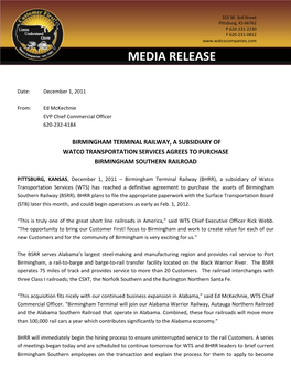 Media Release