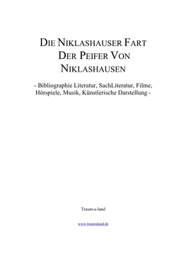 Die Niklashauser Fart Der Peifer Von Niklashausen