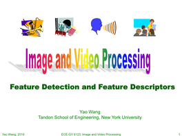Feature Detection and Feature Descriptors