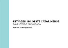 Estiagem No Oeste Catarinense Diagnóstico E Resiliência