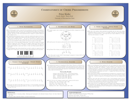 Combinatorics of Chord Progressions Peter Kiefer