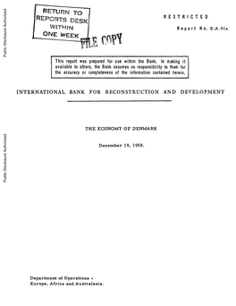 World Bank Document