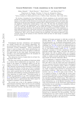 General Relativistic N-Body Simulations in the Weak Field Limit