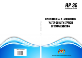 Hydrological Standard for Water Quality Station Instrumentation