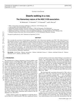 Arxiv:1310.6365V2 [Astro-Ph.CO] 29 Oct 2013