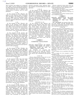 Congressional Record—Senate S2993