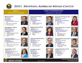 2021 Montana American Indian Caucus