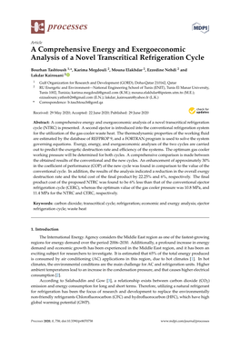 A Comprehensive Energy and Exergoeconomic Analysis of a Novel Transcritical Refrigeration Cycle
