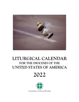 2022 Liturgical Calendar