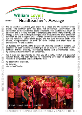 Headteacher's Message