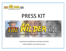 The Wilder Ride Press Kit – 11012019