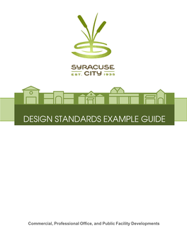Architectural Design Standards Example Guide DESIGN