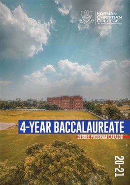 Baccalaureate Degree Program Catalog 20-21 1 Contents Message from the Rector
