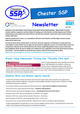 Cheshire & Warrington Winter School Games