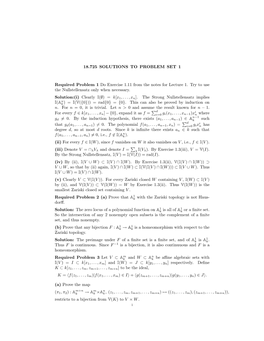 18.725 Solutions to Problem Set 1