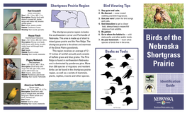 Birds of the Nebraska Shortgrass Prairie