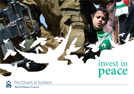 Invest in Peace the Church of Scotland World Mission Council © Bertholt Werner 01/02