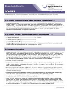 CDHO Factsheet Scabies