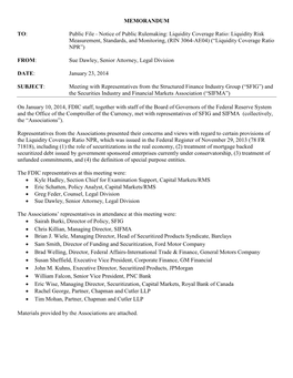 Liquidity Coverage Ratio: Liquidity Risk Measurement, Standards, and Monitoring, (RIN 3064-AE04) (“Liquidity Coverage Ratio NPR”)