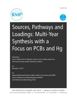 Multi-Year Synthesis with a Focus on Pcbs and Hg