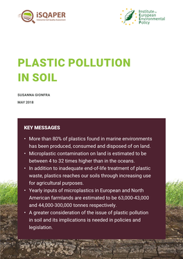 Plastic Pollution in Soil