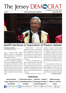 Bailiff Interferes in Separation of Powers Debate