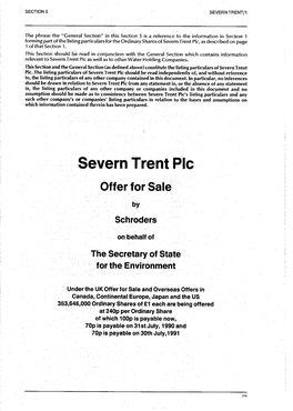 Severn Trentplc