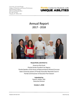 2017-2018 Annual Report