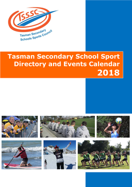 Tasman Secondary School Sport Directory and Events Calendar