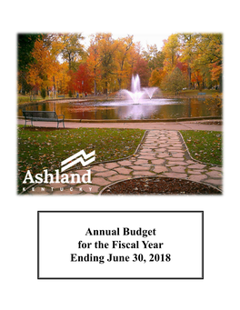 City of Ashland, Kentucky Budget FY18