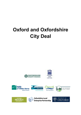 Oxford and Oxfordshire City Deal