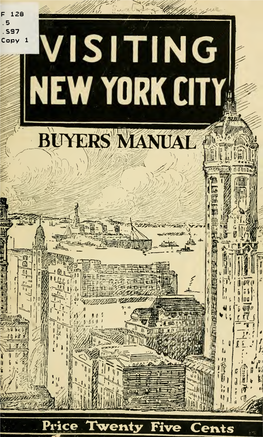 Visiting New York City: Buyers Manual