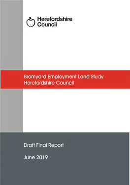 Bromyard Employment Land Study June 2019