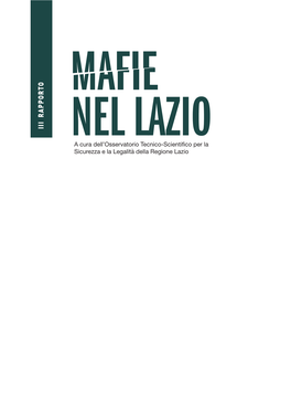 A Cura Dell'osservatorio Tecnico-Scientifico Per La