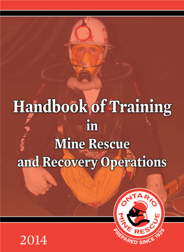 Handbook of Training in Mine Rescue and Recovery Operations