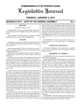 Legislative Journal