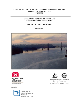 Lower Willamette River Environmental Dredging and Ecosystem Restoration Project
