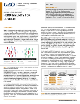 Science & Tech Spotlight: Herd Immunity for COVID-19