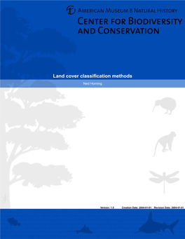 Land Cover Classification Methods