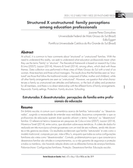 Structured X Unstructured: Family Perceptions Among Education