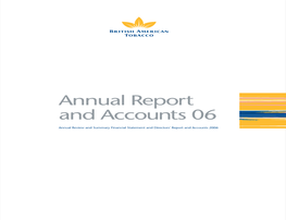 Annual Report and Accounts 06