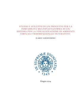 Studio E Sviluppo Di Un Progetto Per La Portabilitá Multipiattaforma Di Un