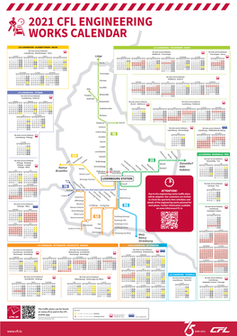 2021 Cfl Engineering Works Calendar