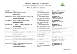 Governo Do Estado De Rondônia